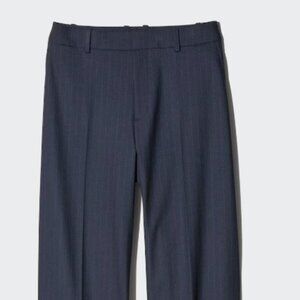 Uniqlo Wide-legged striped dress pant